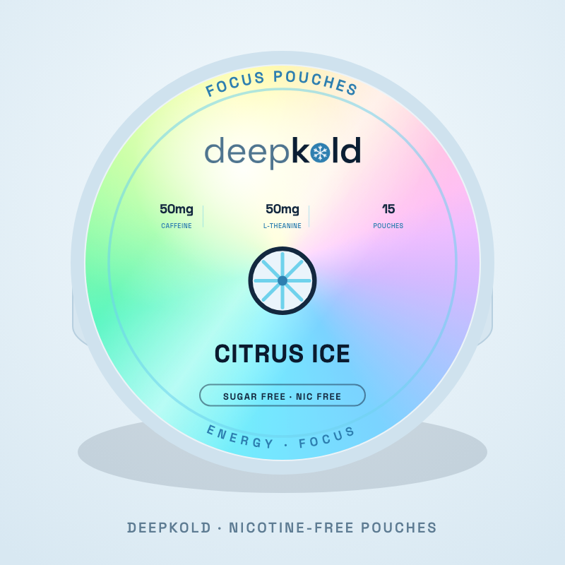 Citrus Ice nicotine-free nootropic pouch