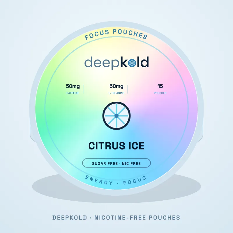 Citrus Ice nicotine-free nootropic pouch