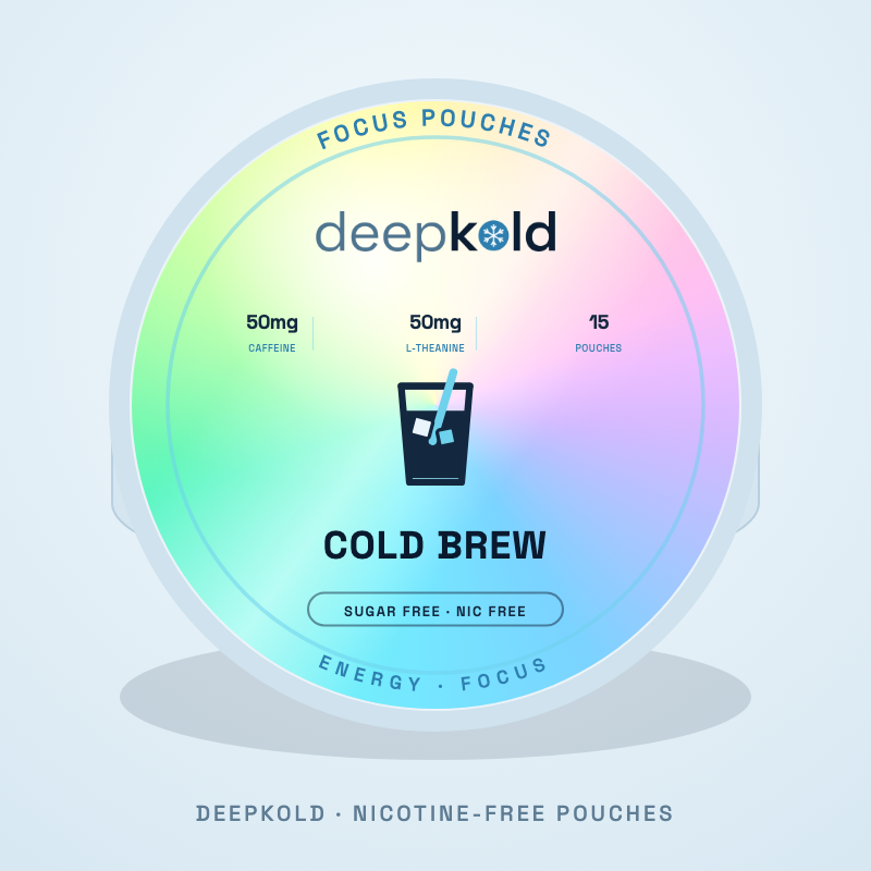 Cold Brew nicotine-free nootropic pouch