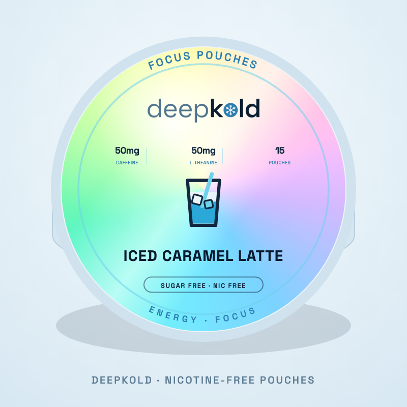 Iced Caramel Latte nicotine-free nootropic pouch