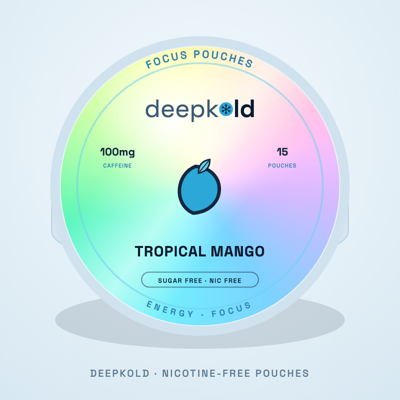 Tropical Mango nicotine-free pouch flavor