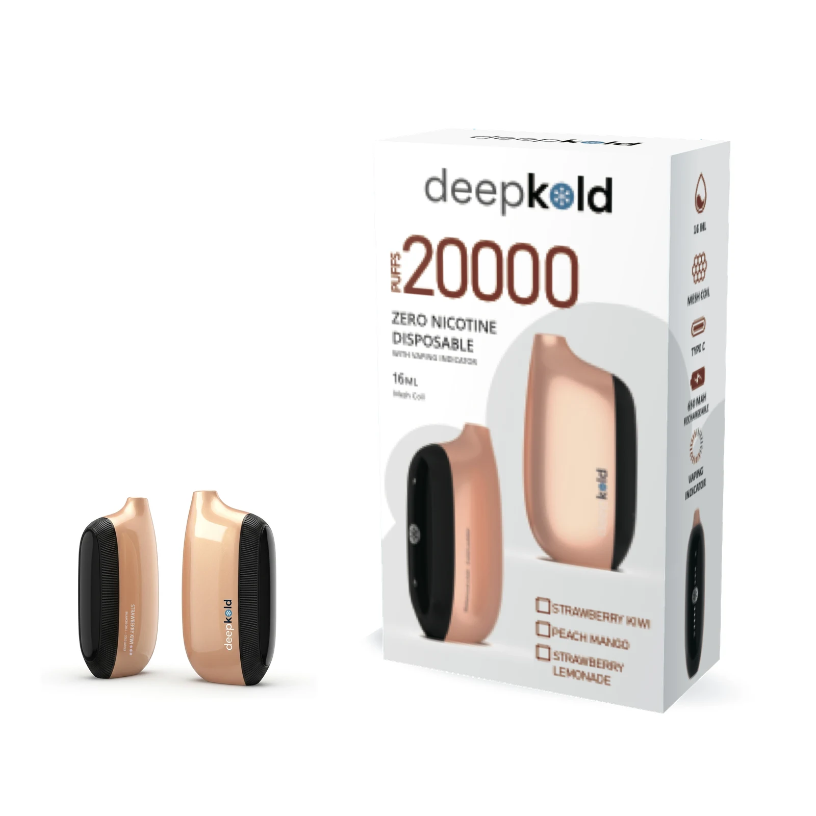 Deepkold Signature nicotine-free vape in use — lifestyle 4