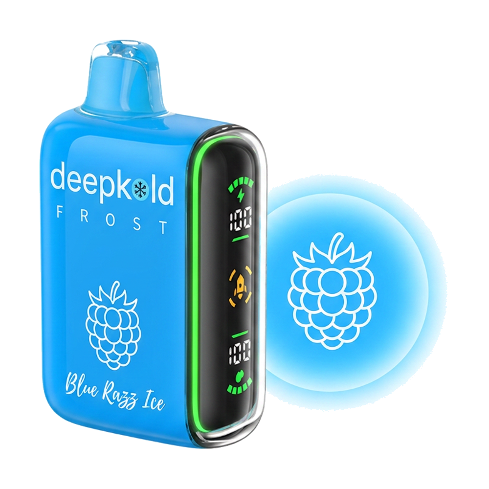 Blue Razz Ice nicotine-free vape
