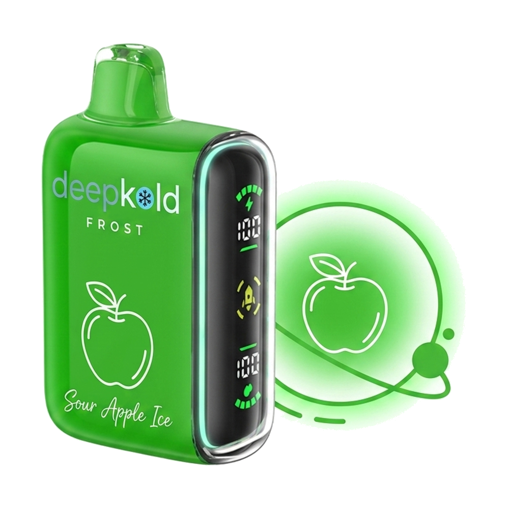 Sour Apple Ice nicotine-free vape
